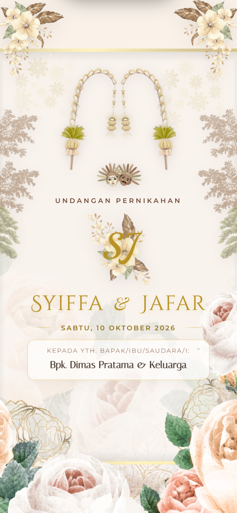 Contoh tema Sekar Kencana